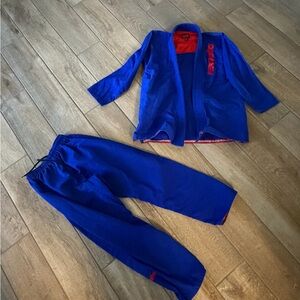 Rexpeita Jiu-Jitsu uniform Kids size M3 comes with pants and jacket Blue
